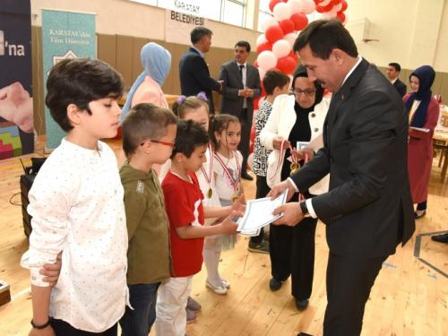 Akip 2. Akl ve Zeka Oyunlar Turnuvasnda Dereceye Girenler dllerini Ald 