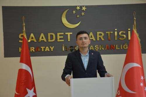 Saadet Partisi Karatay Genlik Kollarndan Basn Bildirisi 