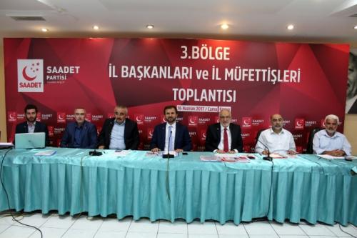 Saadet Blge Toplants Konya'da Yapld 