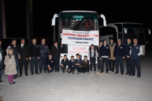 Karatay zcileri Milli Bilin Kampna  Katlmak in anakkale\'ye Uurland 