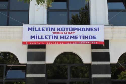 Milletin Ktphanesi 24 Saat Milletin Hizmetinde 