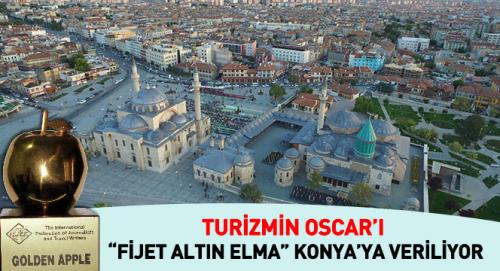 Turizmin Oscar FJET Altn Elma Konyaya Veriliyor 