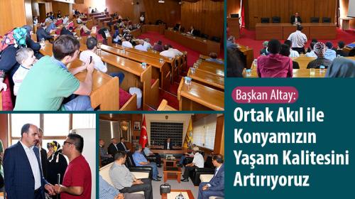 Bakan Altay: Ortak Akl le Konyamzn Yaam Kalitesini Artryoruz 