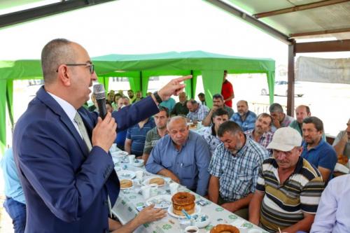 Bakan Kavu, Yeni Meram Sanayi Esnafyla Bulutu 